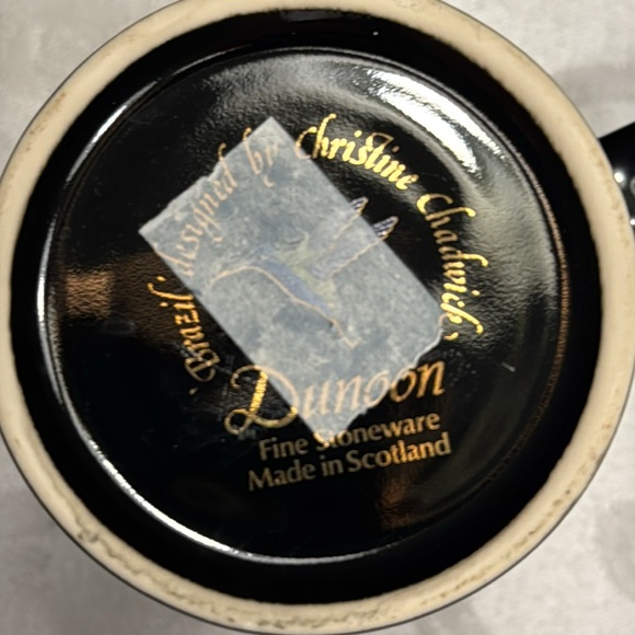 (4) Vtg. Dunoon Christine Chadwick mug set - Picture 11 of 14